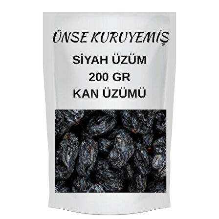 Siyah Üzüm 200 Gr ( Kan üzümü & Antep )
