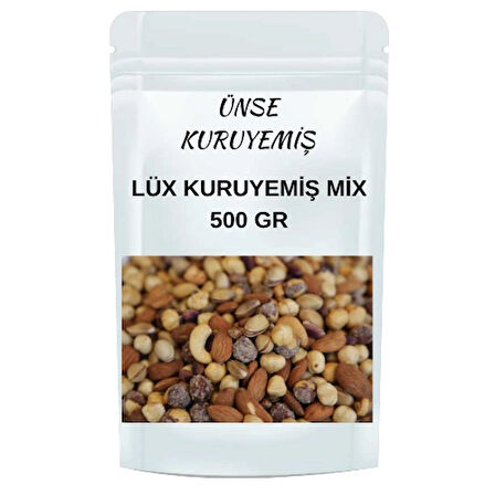 LÜX KURUYEMİŞ MİX 500 GR ( KAVRULMUŞ)