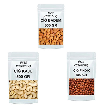 LÜX KURUYEMİŞ SETİ 1500 GR ( ÇİĞ)