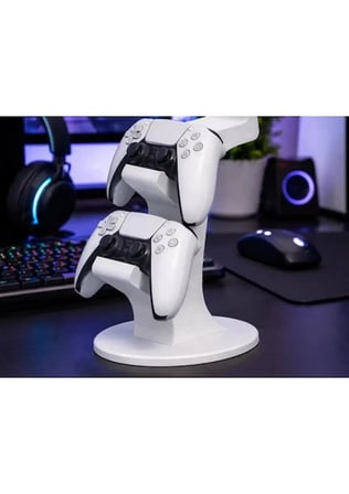 PS5 Çift Kumanda Standı ve Kulaklık Tutucu