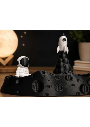 Astronot & Roket Dekoratif Masaüstü Tepsisi