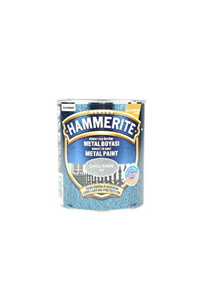 Hammerite Pas Üstü Metal Boyası Çekiçlenmiş Gri 0,75Lt