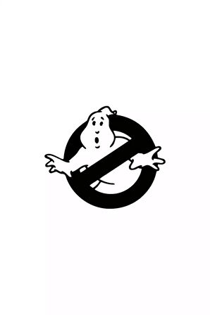 Ghost Busters Sticker (Oto-Motor-Laptop-Duvar-Dekor) 10 x 8 cm