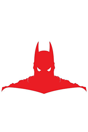 Batman Tasarım Sticker (Oto-Motor-Laptop-Duvar-Dekor) 10 x 8 cm