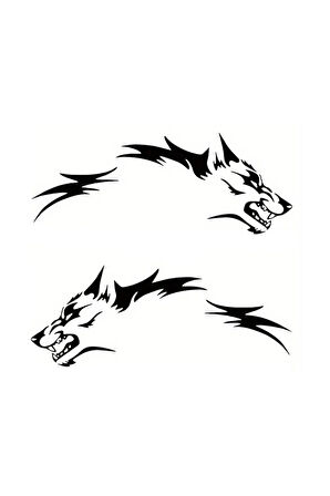 Kurt Oto Yan Cam Sticker Sağ/sol 13 X 5 Cm Sağ/sol 2 Adet