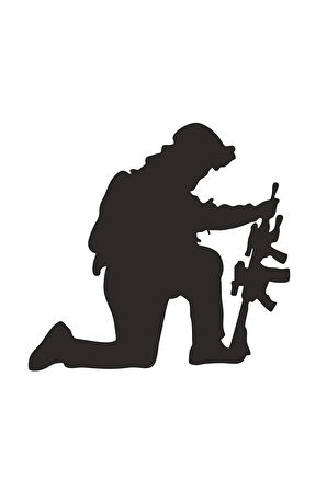 Asker Tasarım Duvar Dekor Sticker 40 x 36 cm
