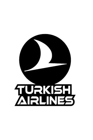 Turkısh Airlines Logo Sticker (Oto-Motor-Laptop-Duvar-Dekor) 10 x 11 cm