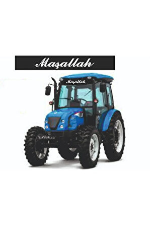 STİCKER Traktör Maşallah Güneşlik Yazısı Cam Sticker Yapışkanlı Motor Tümosan Başak Case Massey Fer