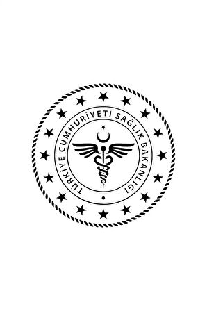 Sağlık Bakanlığı Sticker (OTO-MOTOR-LAPTOP-DUVAR-DEKOR) 10 X 10 Cm