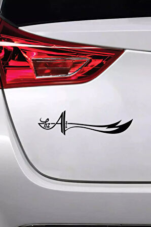 Zulfikar- Araç, Oto, Laptop, Duvar Uyumlu Sticker 20*6 Cm