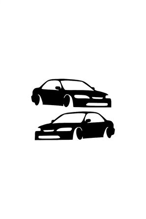 Honda Arabalar Sticker Oto Motor Laptop Duvar Folyo Sticker 30 X 21 Cm