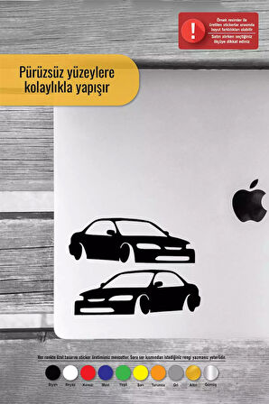 Honda Arabalar Sticker Oto Motor Laptop Duvar Folyo Sticker 30 X 21 Cm