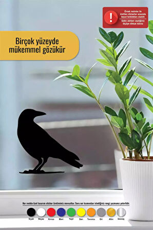 Karga Sticker Oto Motor Laptop Duvar Folyo Sticker 20 X 20 Cm