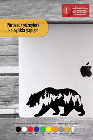 Ayı Off Road - Araç, Oto, Laptop, Duvar Uyumlu Sticker 10*5 Cm