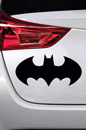 Batman Amblem - Araç, Oto, Laptop, Duvar Uyumlu Sticker 20*10 Cm