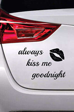 Allways Kiss Me Sticker Oto Motor Laptop Duvar Folyo Sticker 70 X 49 Cm