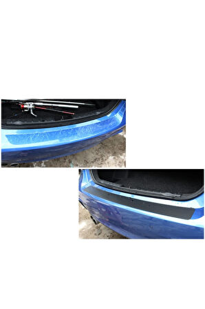 Fiat Scudo İçin UYUMLU AKSESUAR   Oto Bağaj Ve Kapı Eşiği KTsticker Set Karbon