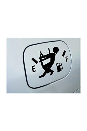2'li Araç Yakıt Deposu Kapağı Sticker, Araba Sticker, Sticker, 13x9,5 Cm, Oto Sticker