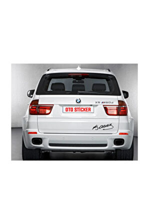 K. Atatürk Imza Sticker, Oto Sticker, Araç, Arma, 40 cm X 11 cm