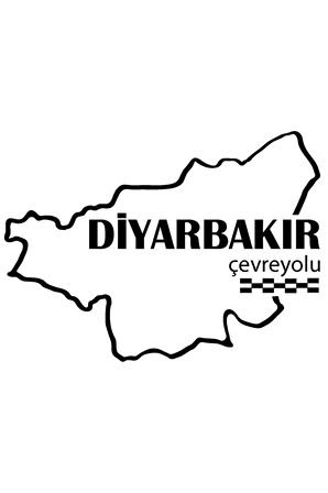 Diyarbakır Çevreyolu özel yeni sticker 12*9 Cm