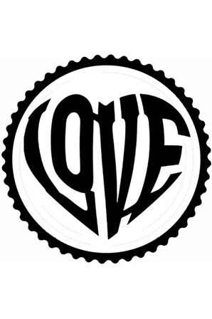 Love-Sevgi 2.Model Tasarım Sticker 10 x 10 cm