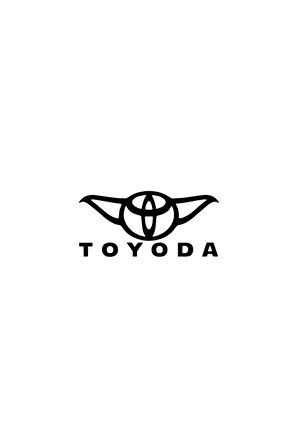 Toyoda Amblem Sticker Oto Motor Laptop Duvar Folyo Sticker 10x5 cm