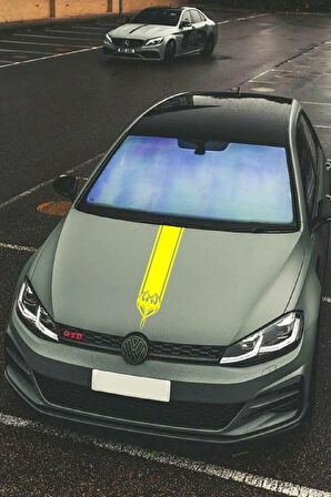 Kaput Şerit Sticker 15*60 Cm Kılçık Desenli Kaput Kaplama Sticer Aksesuar Modifiye Yapışkanlı Etiket