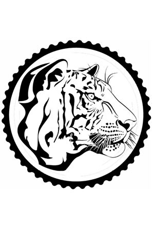 Kaplan Tasarım 4.Model Sticker 10 x 10 cm