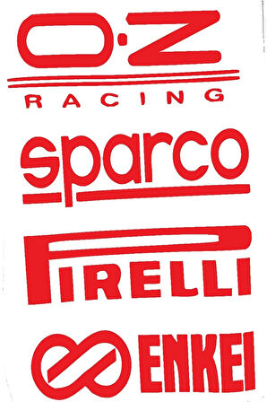 Yazı Seti Tip 1 Sticker (Oto-Motor-Laptop-Duvar-Dekor) 10 x 18 cm