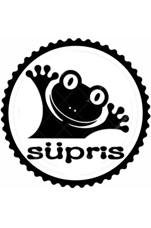 Süpris Karikatür Tasarım Sticker 10 x 10 cm