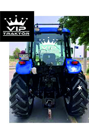 Traktör Otomobil Motor Araç Sticker Vip Yazısı 40x25 Cm