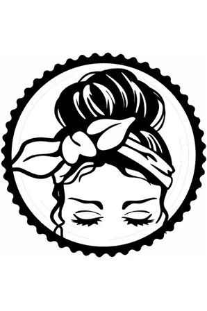 Köylü Güzeli Tasarım Sticker 10 x 10 cm