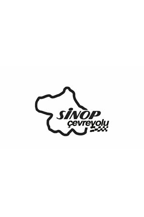 Sinop Çevreyolu Özel Yeni Tasarım sticker 12*9 Cm