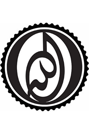 Kaligrafik Allah Lafzı Şerifi 3.Model Sticker 10 x 10 cm