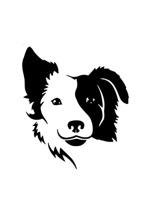 Kırbaş Köpek Sticker 10 X 15 Cm