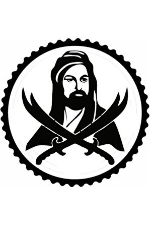 Hz Ali Ve Zülfikar Tasarım Sticker 10 x 10 cm