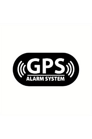 Gps Alarm System Oto Arka Cam Sticker 16 x 8 cm