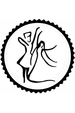 Kafkas Dansçılar 2.Model Tasarım Sticker 10 x 10 cm