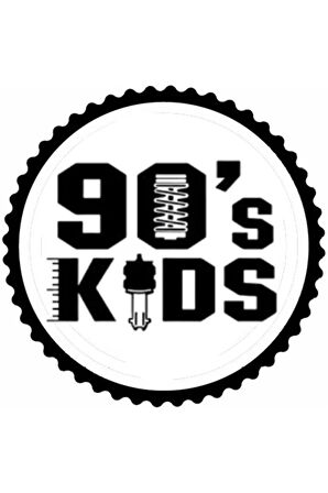 Doksanların Çocukları Tasarım Sticker 10 x 10 cm