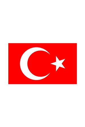 Türk Bayrağı Sticker (Oto-Motor-Laptop-Duvar-Dekor) 10 x 6 cm