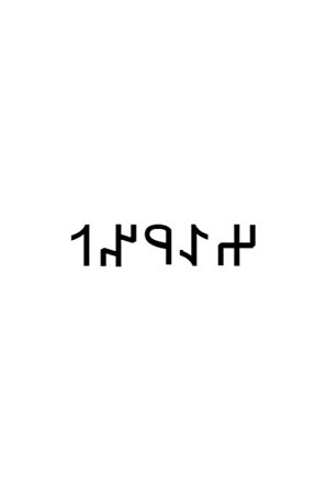 Göktürkçe ZEYNEP İsmi Yazı Sticker Yükseklik 5 Cm