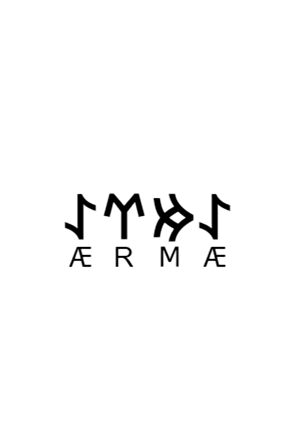 Göktürkçe EMRE İsmi Yazı Sticker Yükseklik 5 Cm