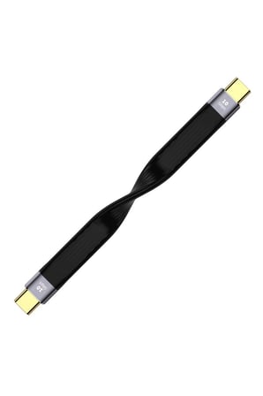 Esnek kısa hatlı USB3.1 uzatma kablosu tam fonksiyonlu veri kablosu 10 Gbps PD hızlı şarj 12cm
