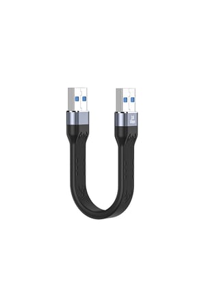 Esnek kısa hatlı USB3.1 uzatma kablosu tam fonksiyonlu veri kablosu 10 Gbps PD hızlı şarj 12cm