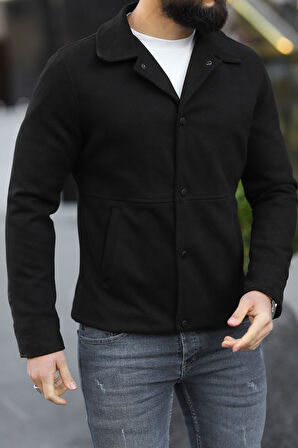 Erkek Slim Fit Deri Ceket