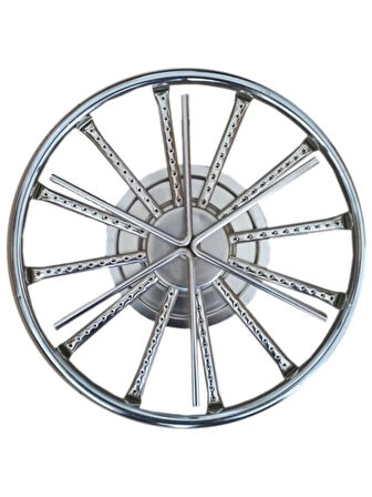 Künefe Ocağı Krom 38 cm – Piknik Tüp Uyumlu, Geleneksel Lezzet Için Pratik Çözüm