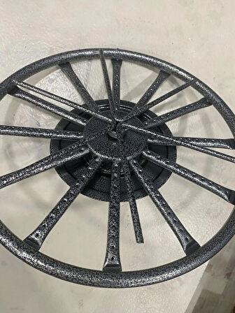 Künefe Ocağı Dövme Desenli Antrasit 38 cm – Piknik Tüp Uyumlu, Geleneksel Lezzet Için Pratik Çözüm