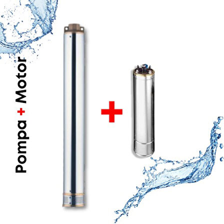 Alarko 4SD10/14-3 Hp - 380 V Dalgıç Pompa