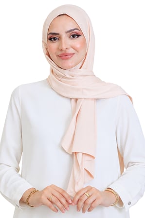 Penye Boyun Kapamalı Şal Başörtü Hazır Giyim Turban Esnek Jersey Şal