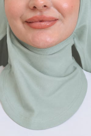 Penye Boyun Kapamalı Şal Başörtü Hazır Giyim Turban Esnek Jersey Şal